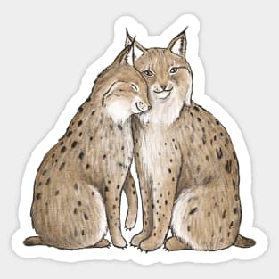 Lynx Love Sticker